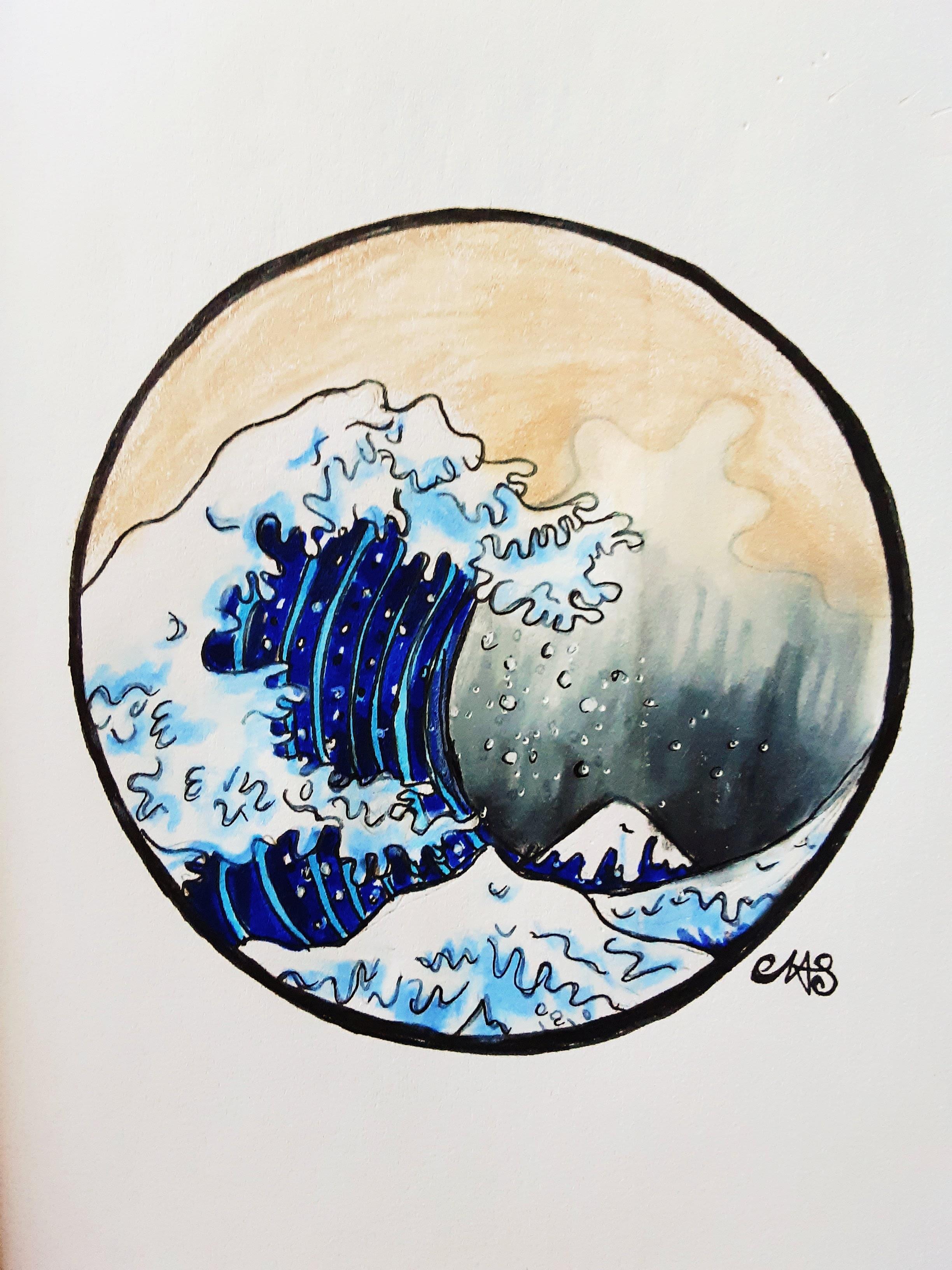 The Great Wave - Inspired by Katsushika Hokusai The Great Wave - Inspired by Katsushika Hokusai